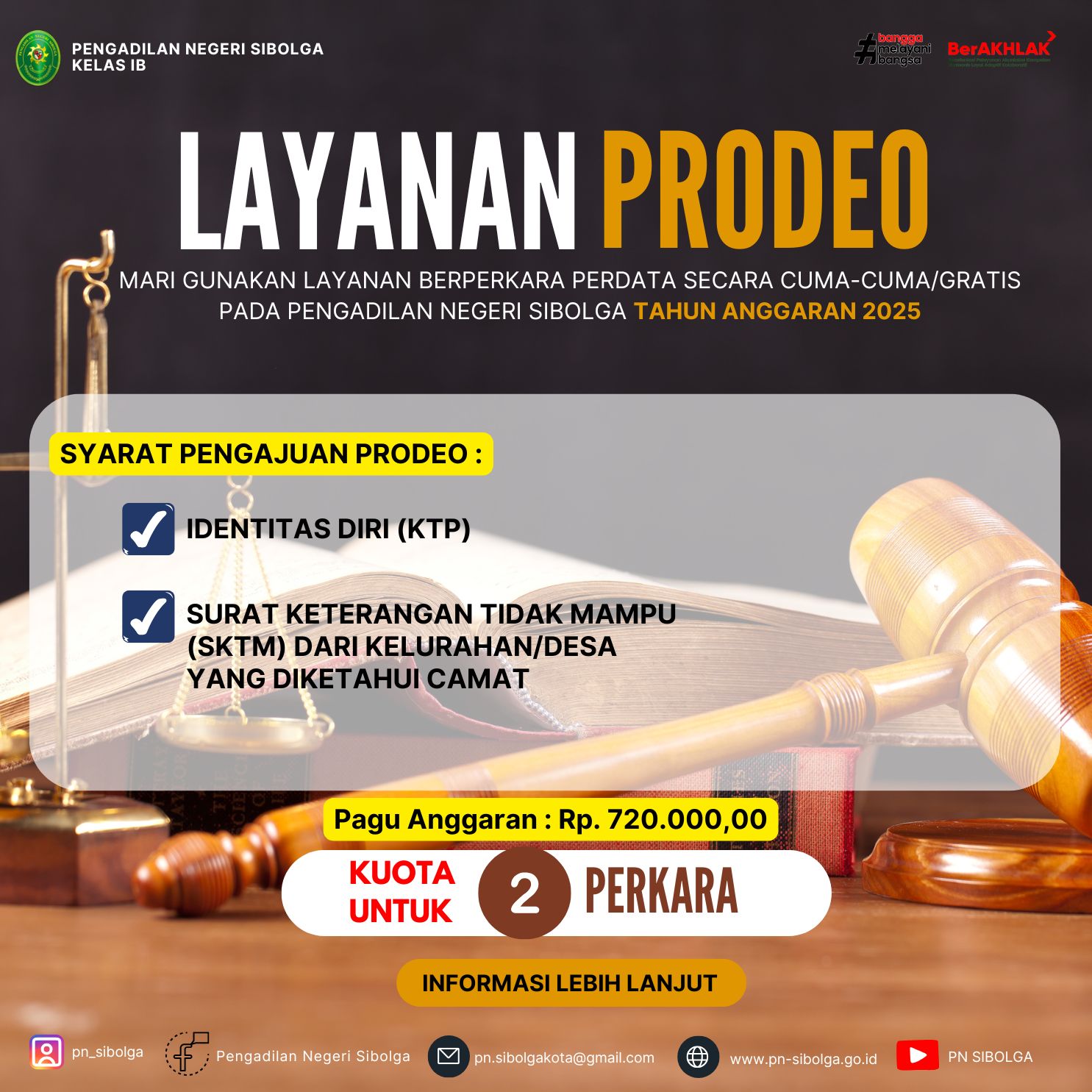 Berperkara Perdata Secara Prodeo