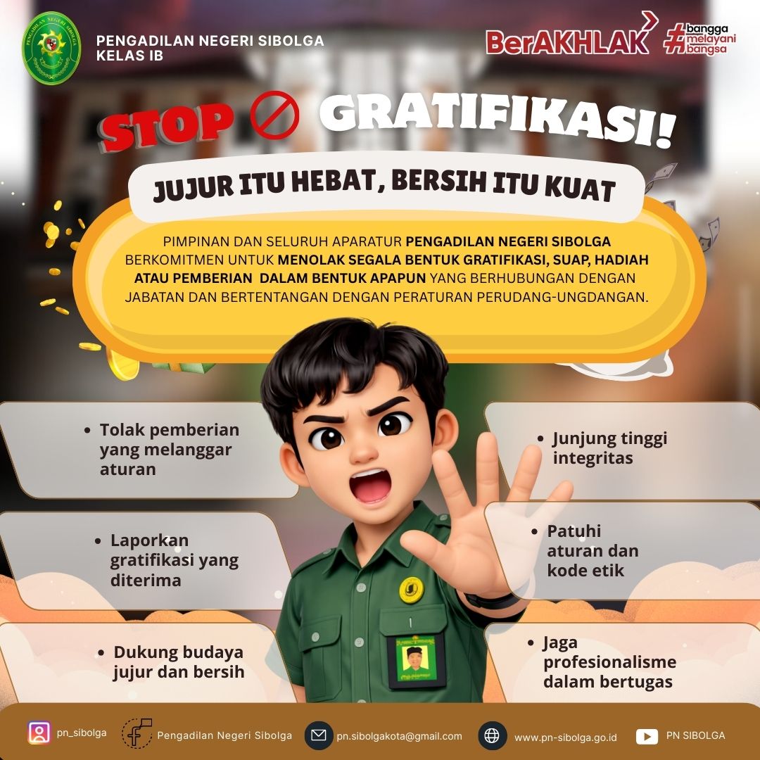 TOLAK GRATIFIKASI